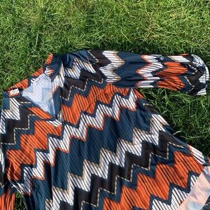 Perfectly Priscilla light weight fun pattern half or long sleeve top